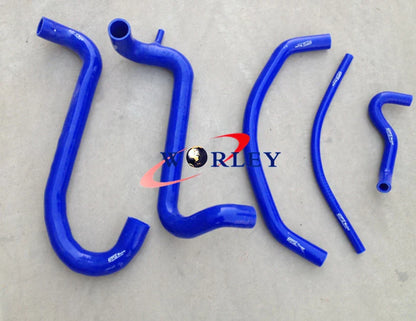 Blue Silicone Radiator Heater Hose for Ford AU Falcon 4.9L V8 (1998-2002)