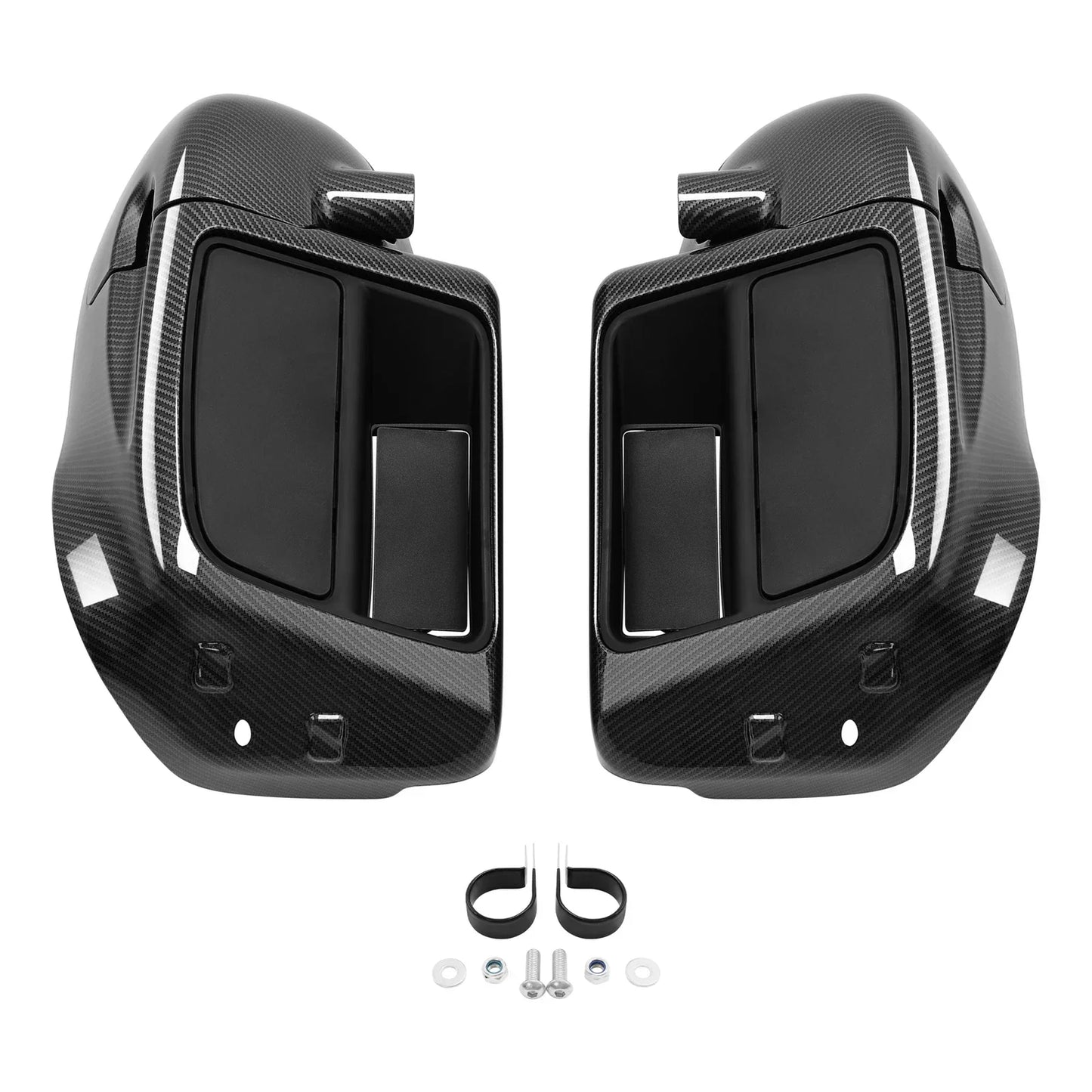Carbon Fiber Lower Vented Fairing Glove Box for Harley Electra Glide (2014-2024)