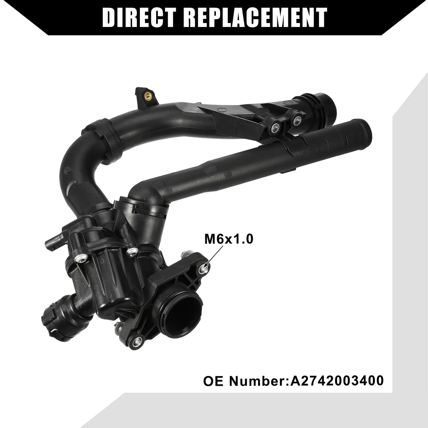 Engine Coolant Thermostat Housing for Mercedes-Benz E300 (2008-2021)
