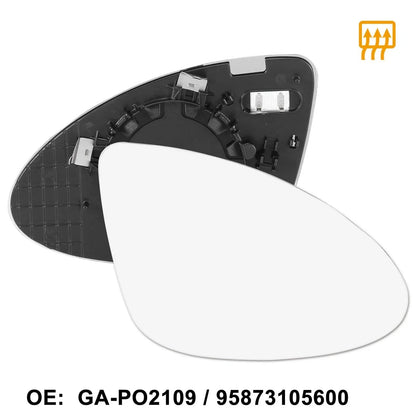 Heated Right Side Mirror Glass with Backing for Porsche Cayenne (2011-2015)
