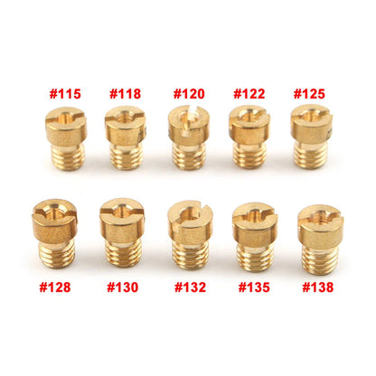Main Jets Carburetor 115 118 120 122 125 128 130 132 135 138 for PWK OKO
