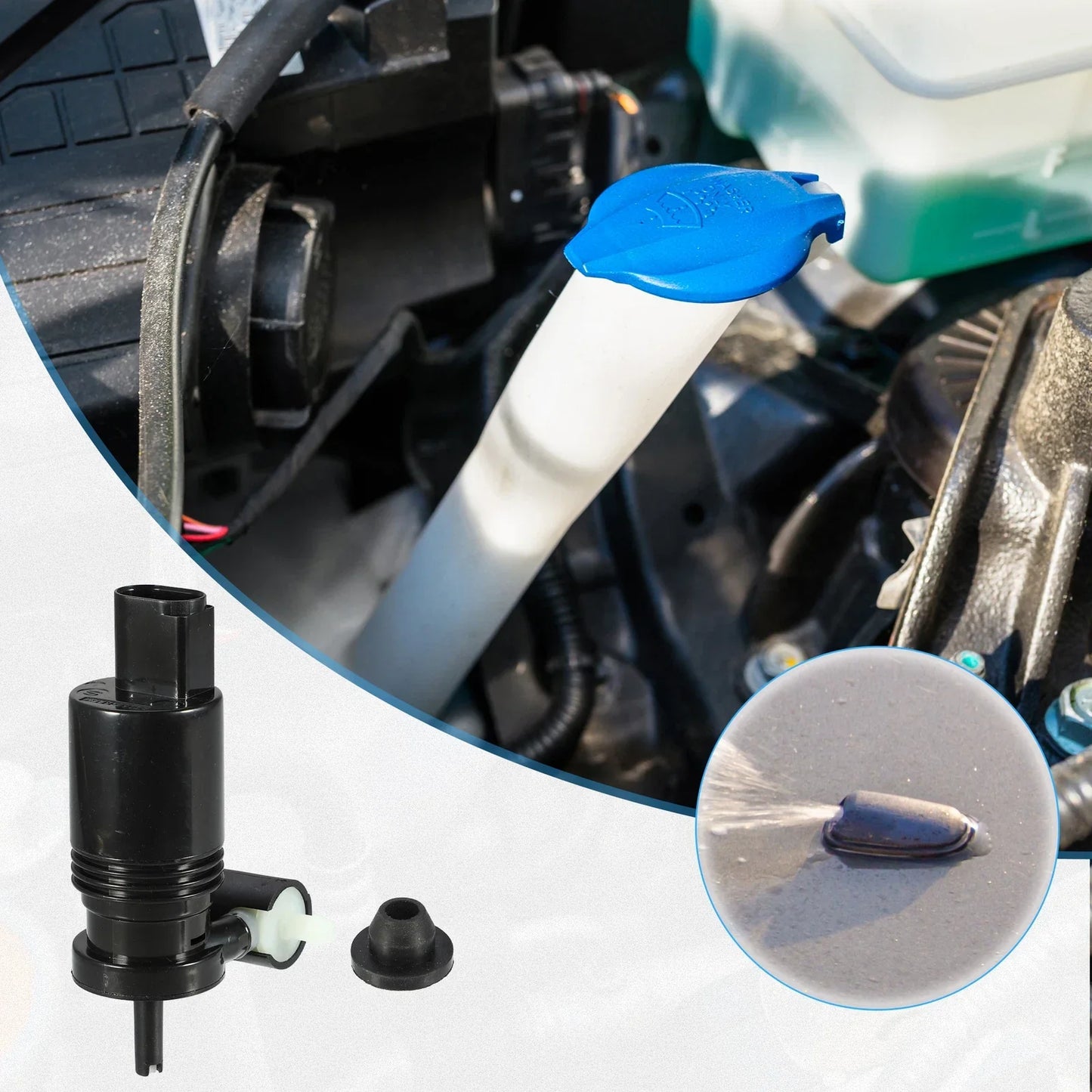 Windshield Washer Motor Pump for Mercedes-Benz GL320 (2007-2009)