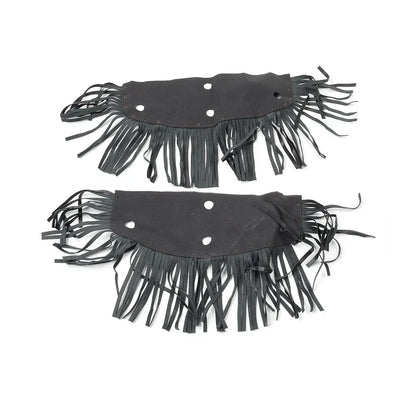 Front Rider Floorboard Fringe Covers for Honda, Yamaha, Harley