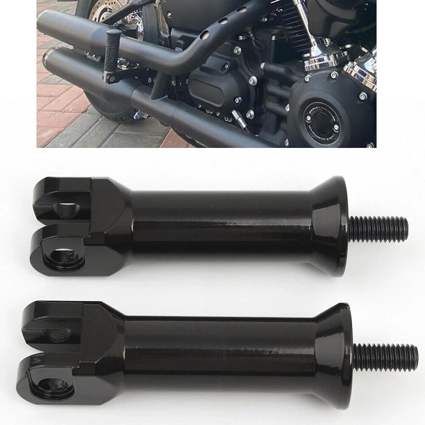 Passenger Foot Pegs for Harley FXBB Street Bob 107 (2018-2020)