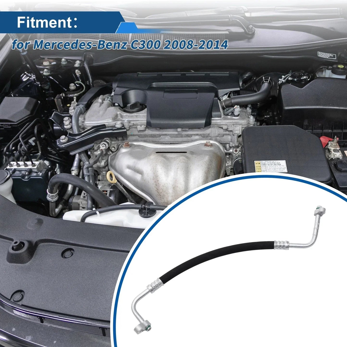 A/C Refrigerant Liquid Hose for Mercedes-Benz C300 (2008-2014)