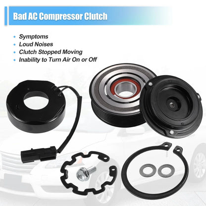 AC Compressor Clutch Kit for Dodge Durango 2004-2008 5.7L 8-Cylinder (2004-2008)