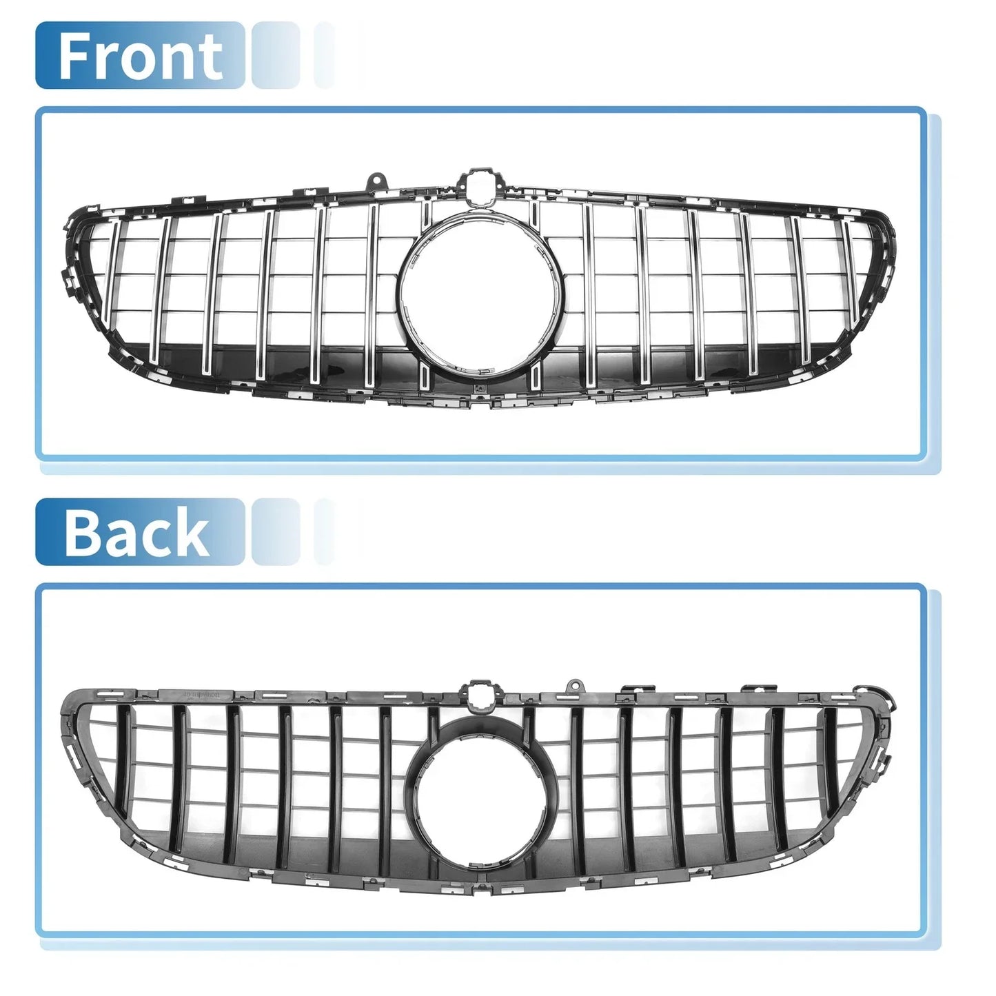 Front Upper Bumper Grille for Mercedes-Benz CLS400 (2015-2018)
