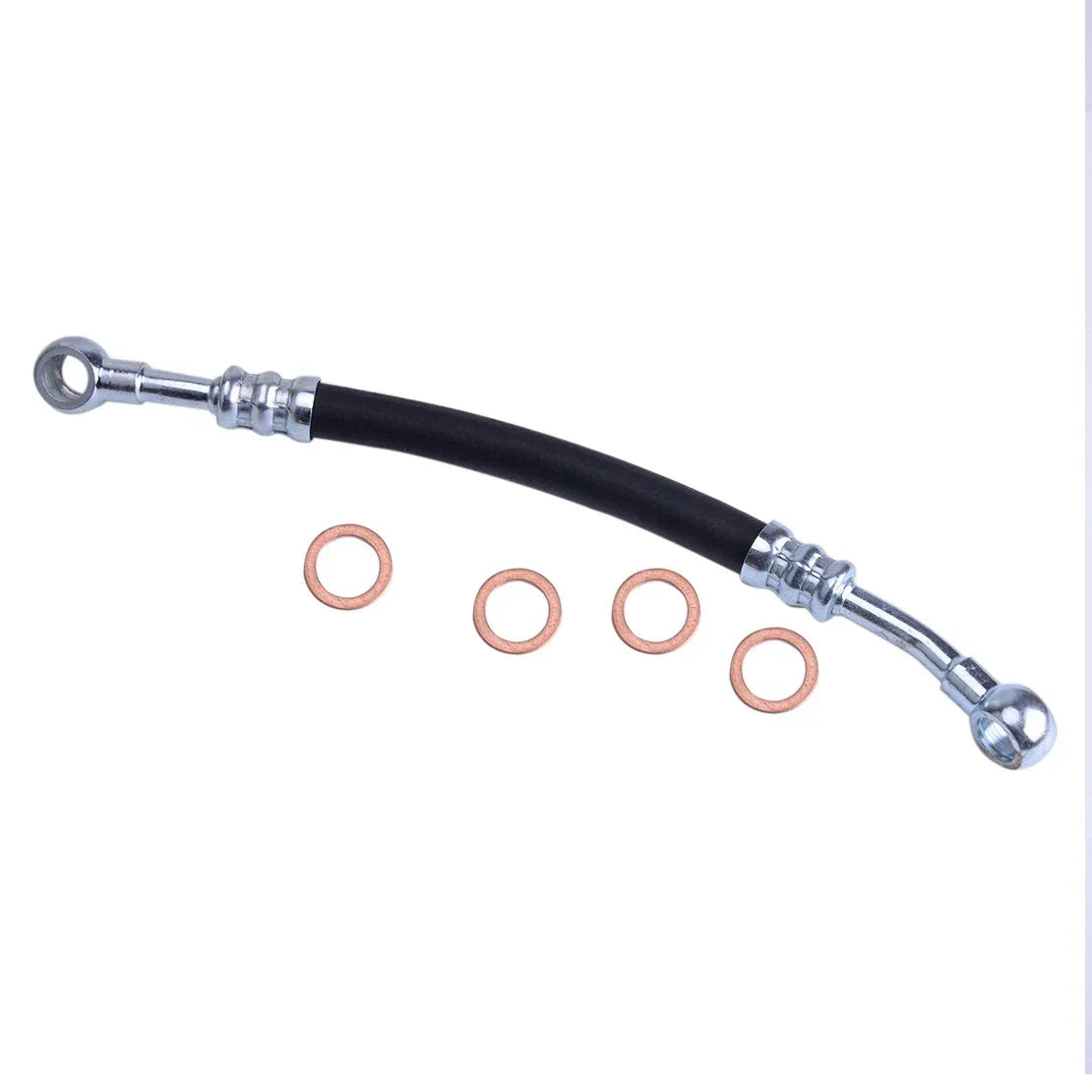 Black Oil Filter Pressure Hose with 4 Sealing Rings for BMW VANOS (2000-2006)