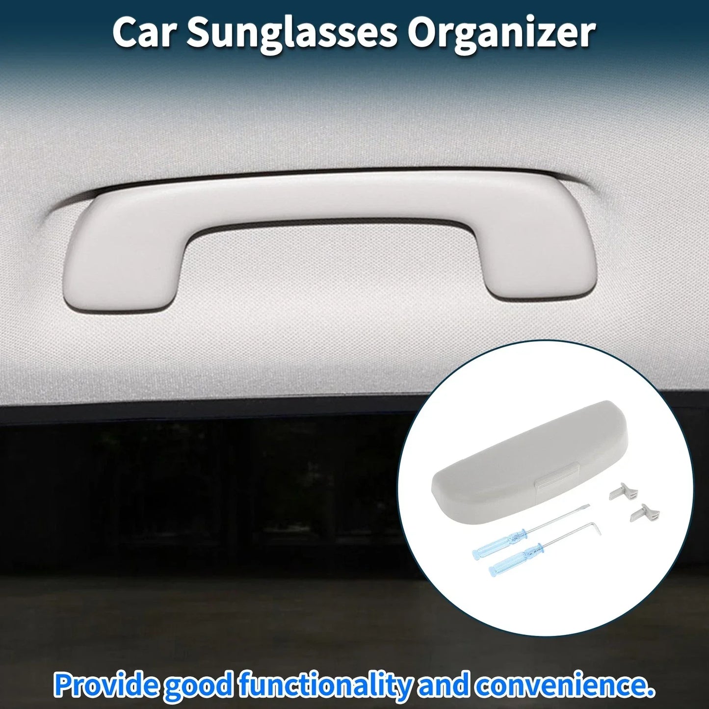 Sunglasses Case for Mercedes-Benz GLA SUV Eyeglasses Holder Storage Box (2015-2023)