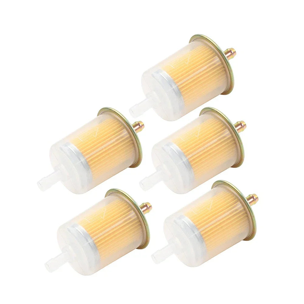 5 x 3/8" Fuel Filters for Industrial Motorcycle Inline Gas Line