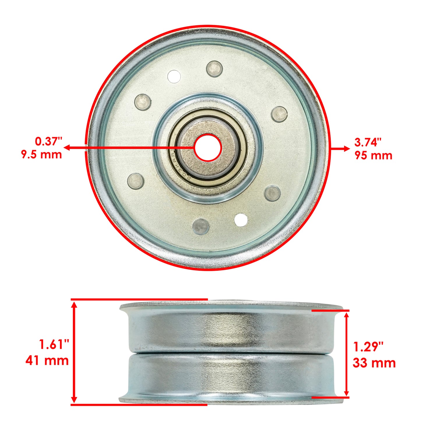 Deck Pulley Replacement for Scag Cheetah 61 48 52 Inch (2019–2024)