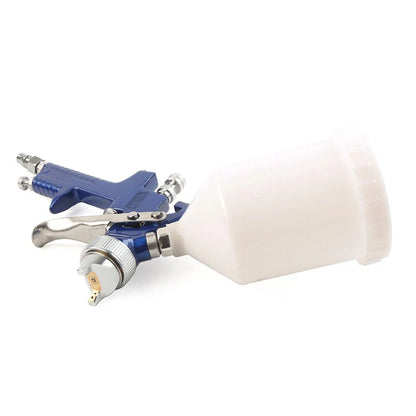 HVLP H827 Spray Gun 600ml Cup 2.0mm Nozzle for Airbrush - Blue