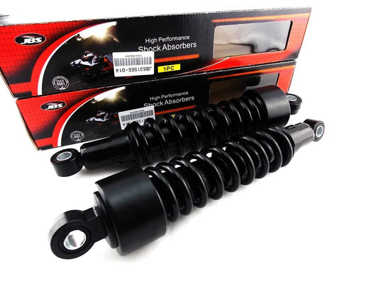 315mm JBS Black Rear Shock Absorbers for BSA A70 Oil in Frame (1968-1972)