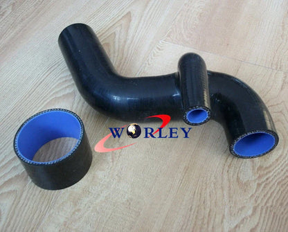 Black Silicone Intercooler Hose for Subaru WRX GC8 (1992-1995)