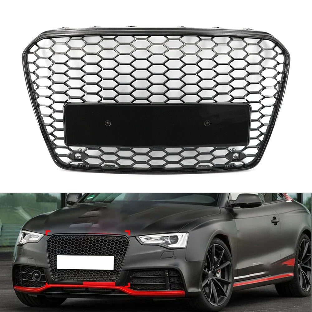 Front Bumper Mesh Grill for Audi A5 S5 RS5 (2008-2017)