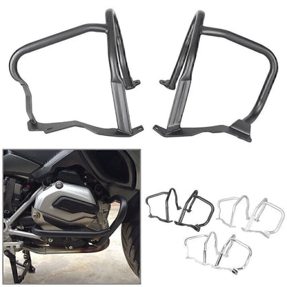 Black Front Engine Guard Crash Bar for BMW R1200RT (2014-2019)
