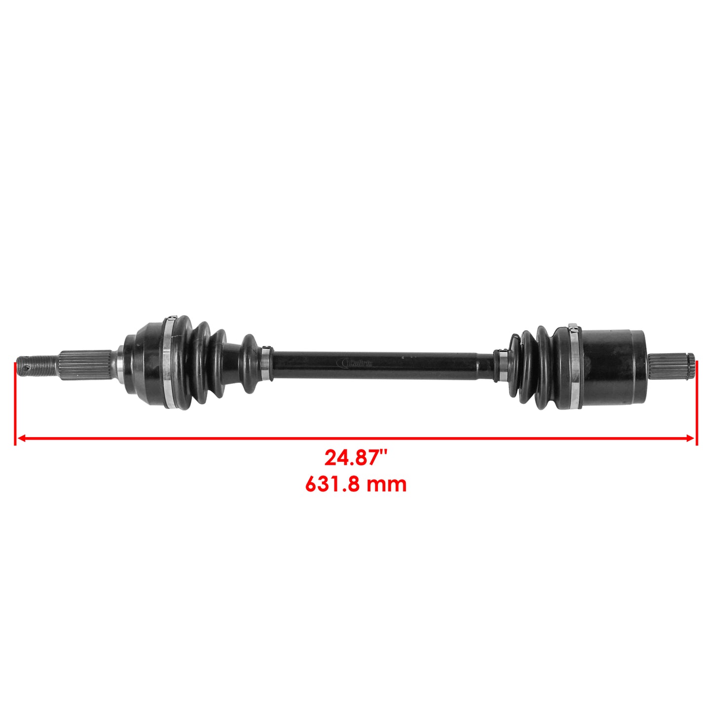 Caltric Front Right CV Axle Replacement for John Deere HPX 4X2 4X4 (Gas) (2005–2015)