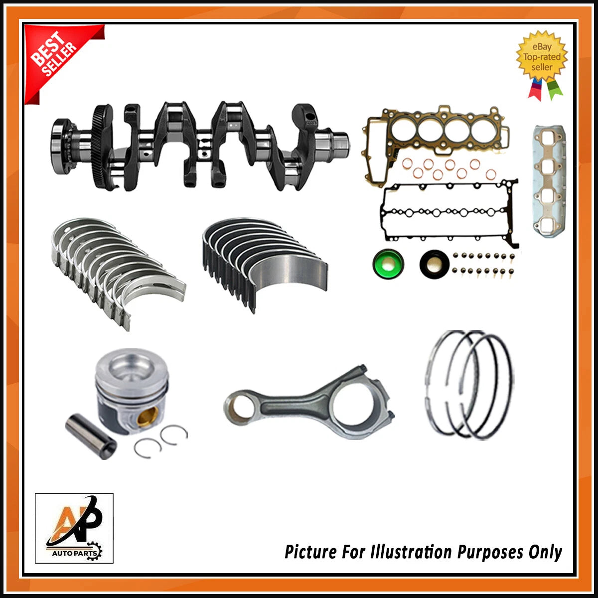 Crankshaft Rebuild Kit for Jaguar F-PACE 2.0 (2017–2024)