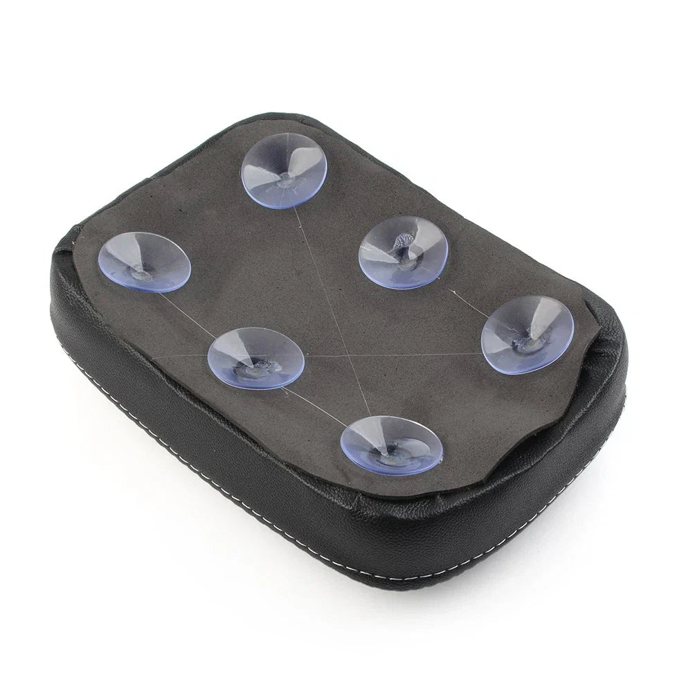 Rear Passenger Seat Pillion Pad with Suction Cups for Harley