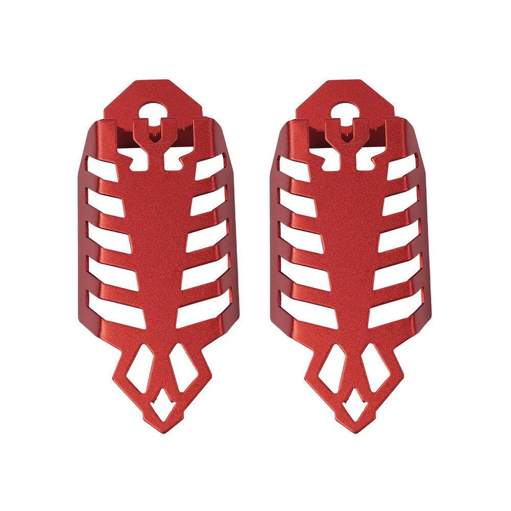 Universal Fork Dust Shock Absorber Spring Covers for Motorcycle ATV Red