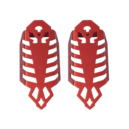 Universal Fork Dust Shock Absorber Spring Covers for Motorcycle ATV Red