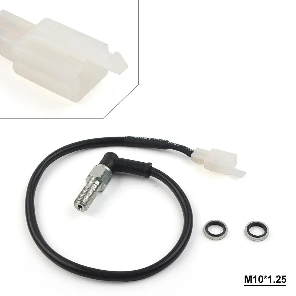 M10 Hydraulic Brake Light Pressure Switch Bolt for ATV Motorcycle