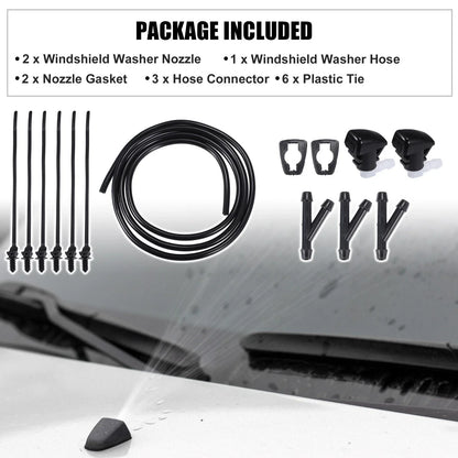 Windshield Washer Spray Nozzle Kit for Dodge Durango (2023)