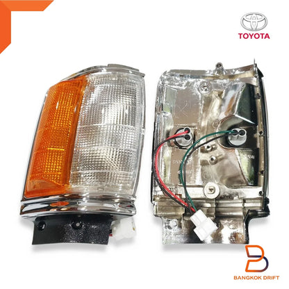 Chrome Corner Park Light Lamp for Toyota Hilux 83-88, 4Runner 83-88