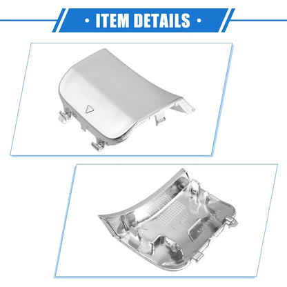 Car Tow Hook Eye Hole Cover for Mercedes-Benz GLS 450 (2016-2023) Silver Tone