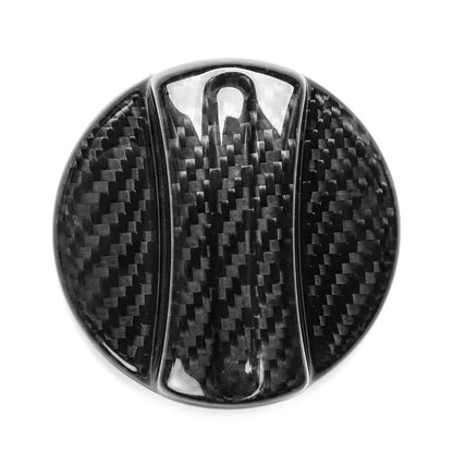 Carbon Fiber Black Fuel Tank Oil Gas Cap Cover for BMW Models (All Years)