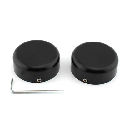 Black Front Fork Cover Caps for Harley Sportster S 1250 RH1250 (2021-2023)