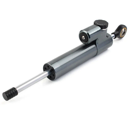 CNC Steering Damper Stabilizer for Universal Motorcycle - Grey