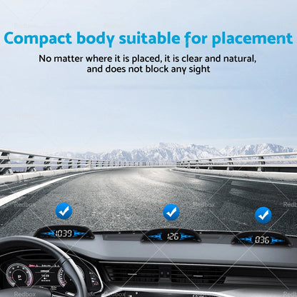 HUD Head Up Display GPS Speedometer for Universal Cars