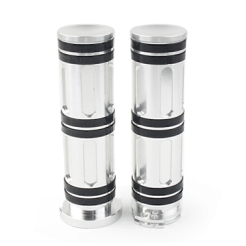1" Aluminum Handlebar Hand Grips for Harley Sportster Dyna Softail Road King