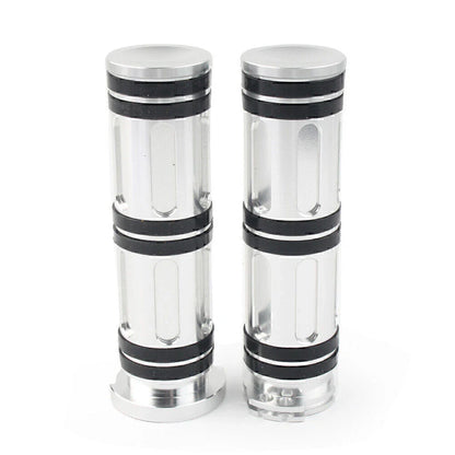 1" Aluminum Handlebar Hand Grips for Harley Sportster Dyna Softail Road King