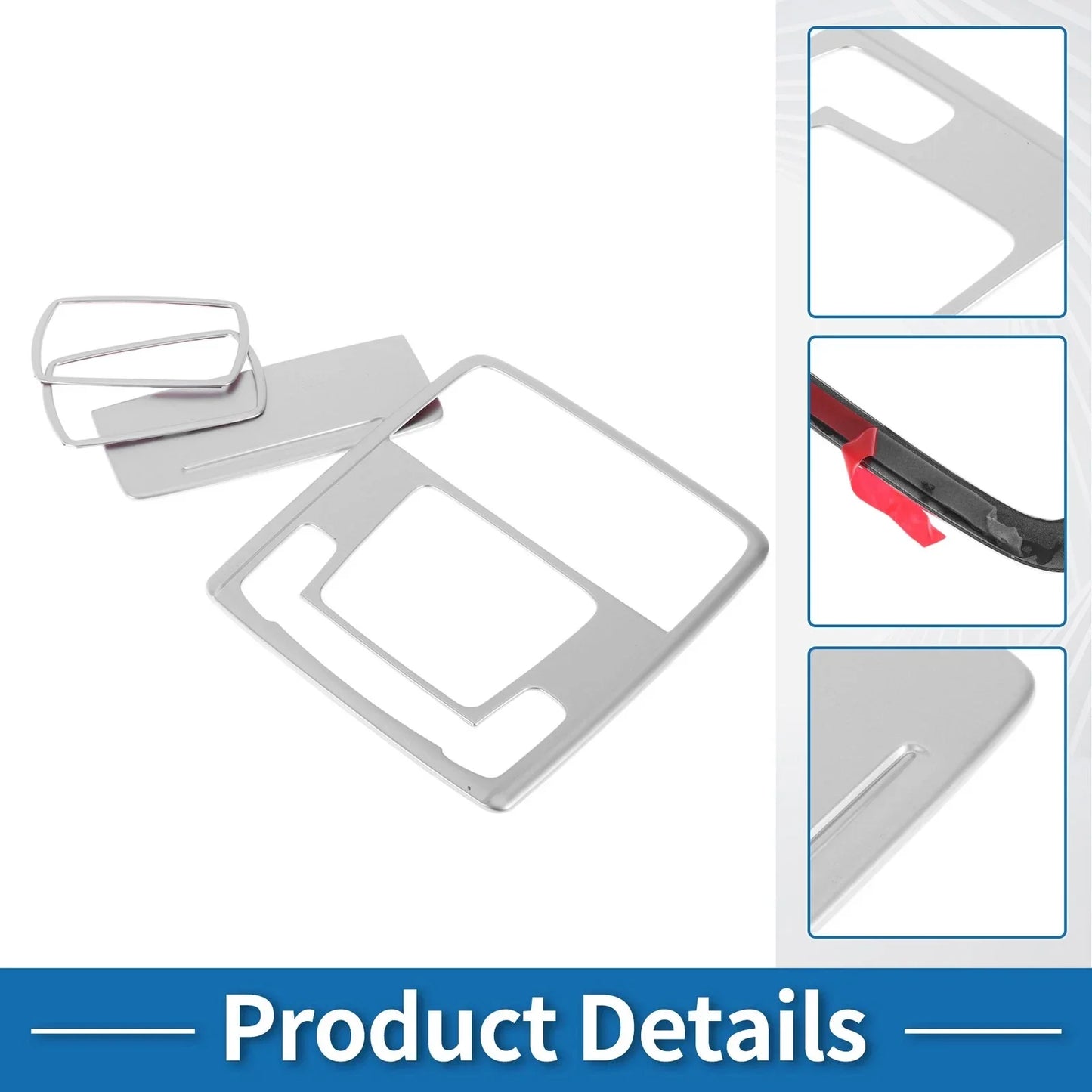 Front Row Rear Light Trim Bezel for Honda Stepwgn (2023) Silver Tone