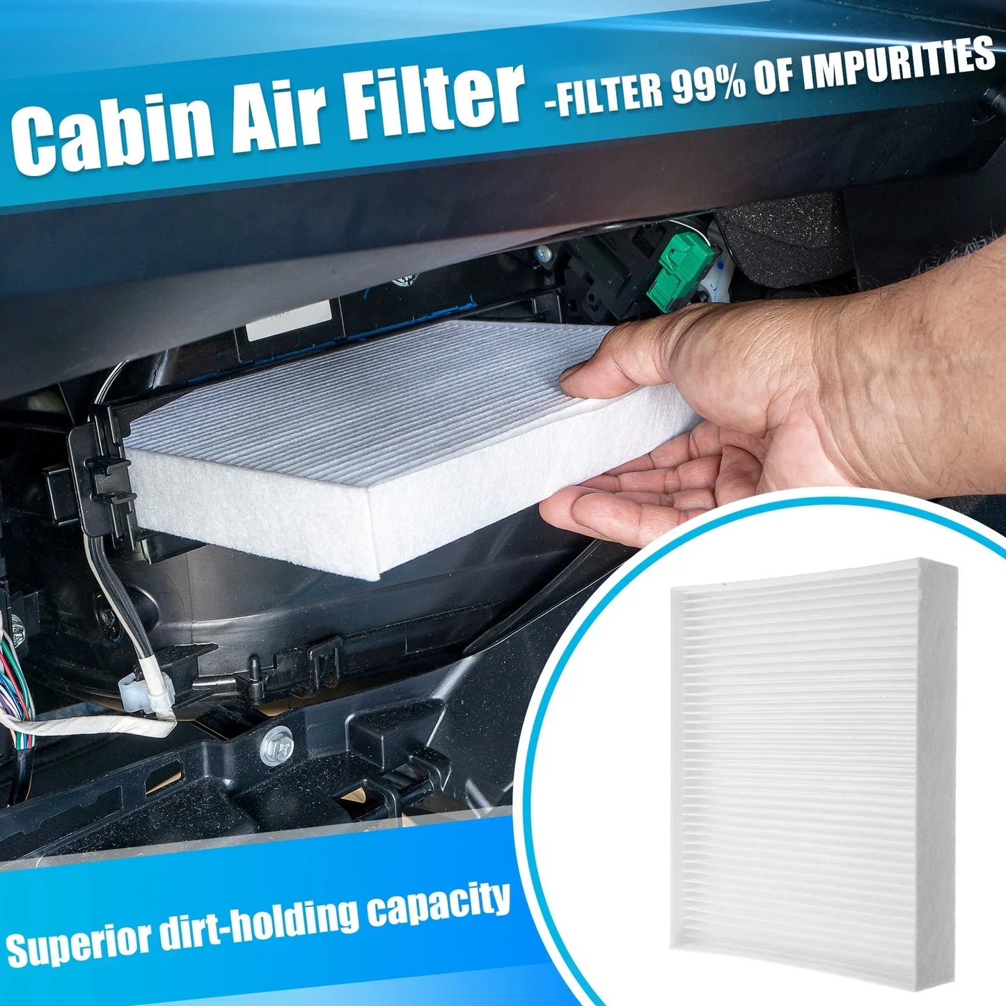 Engine & Cabin Air Filter Combo Set for Hyundai Sonata (2011-2019)