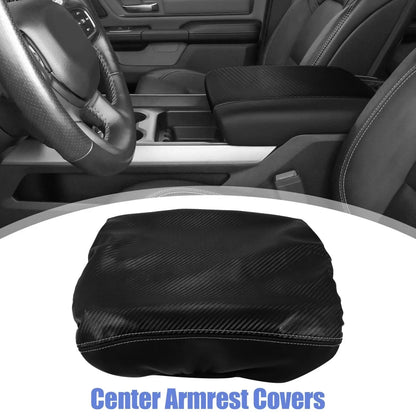 Microfiber Leather Armrest Cover for Dodge Ram 1500 2500 3500 (2019-2021)