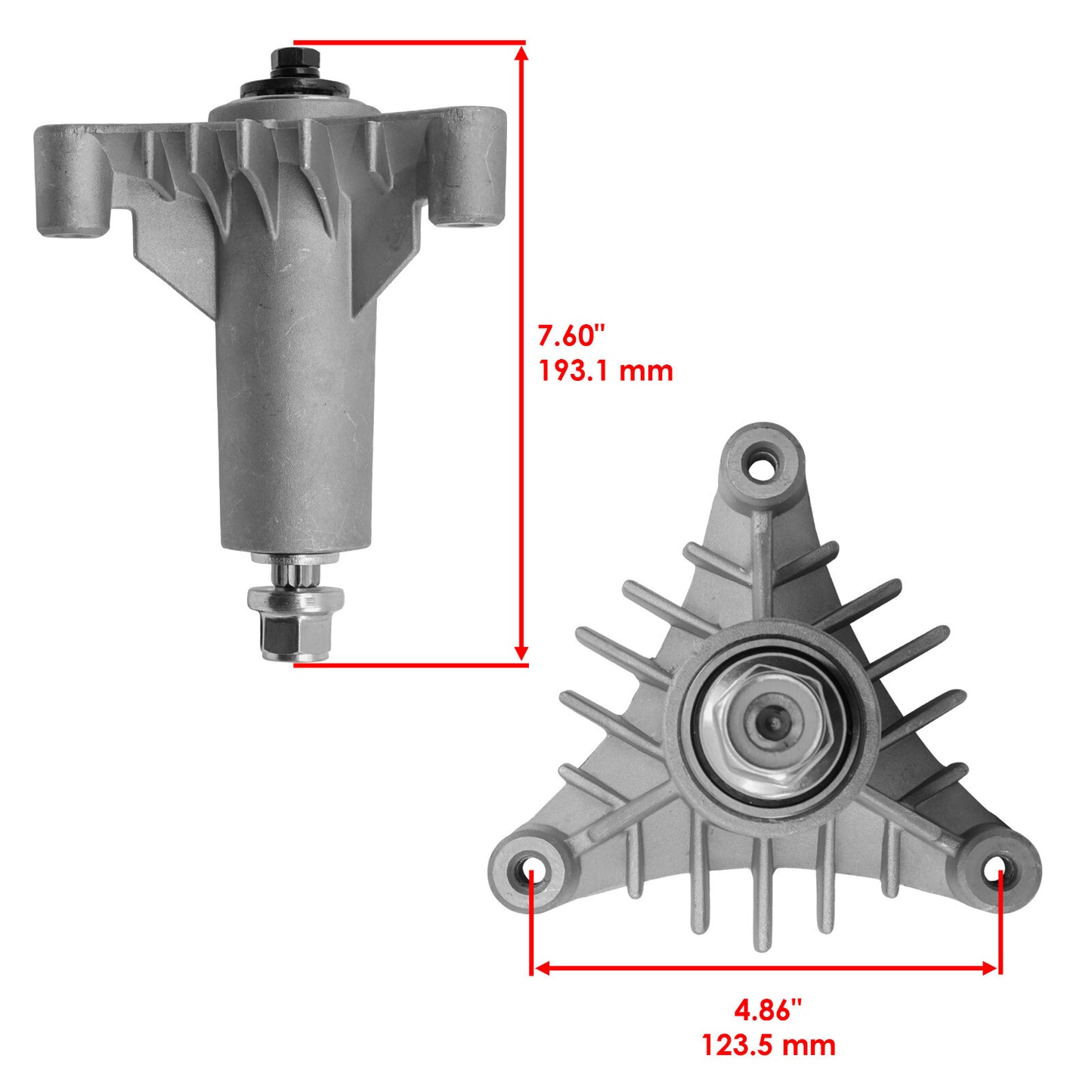 Deck Spindle Blade Belt Pulley OEM Replacement for Husqvarna YTKH1542 (2015–2019)