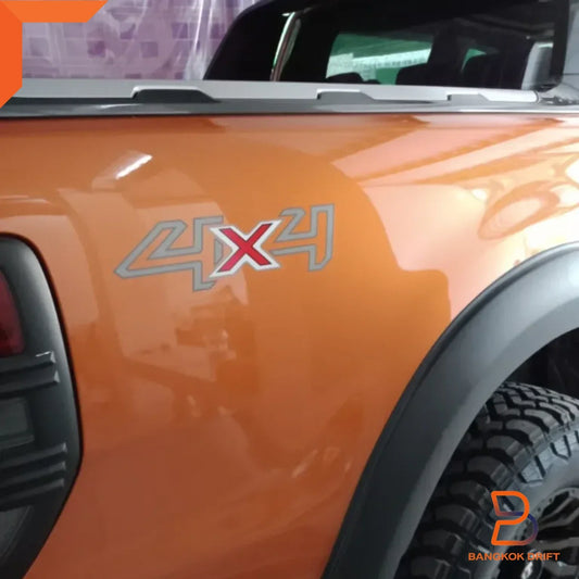 4x4 Side Cabin Rear Body Decal Sticker for Ford Ranger PX2 Wildtrak (2015-2018)