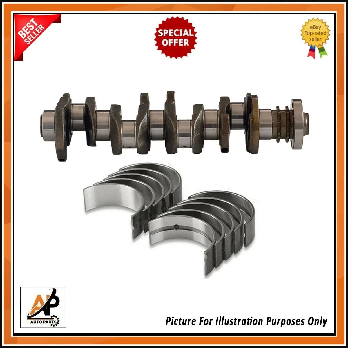 Crankshaft Main and Big End Bearing Set Replacement for Mini N47 (2007–2015)