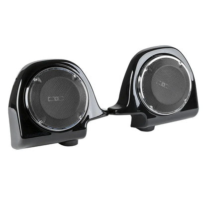Lower Fairings 6.5'' Speakers Grills Box Pods for Harley Touring (1988-2013)