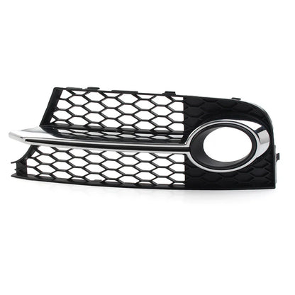 Front Bumper Honeycomb Mesh Fog Light Grille Cover for Audi TT MK2 (2006-2014)