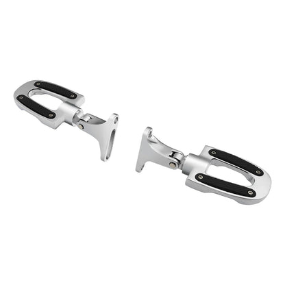 Chrome Rear Passenger Footpegs for Harley Touring Road Glide (1993-2025)