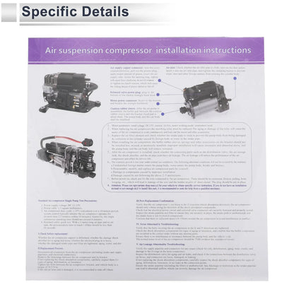 Air Suspension Compressor for Mercedes-Benz CLS550 (2012-2017) 1 x Pc