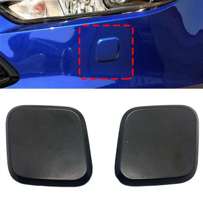 Headlight Washer Nozzle Cover Caps  for Ford Focus (2015-2018) Black