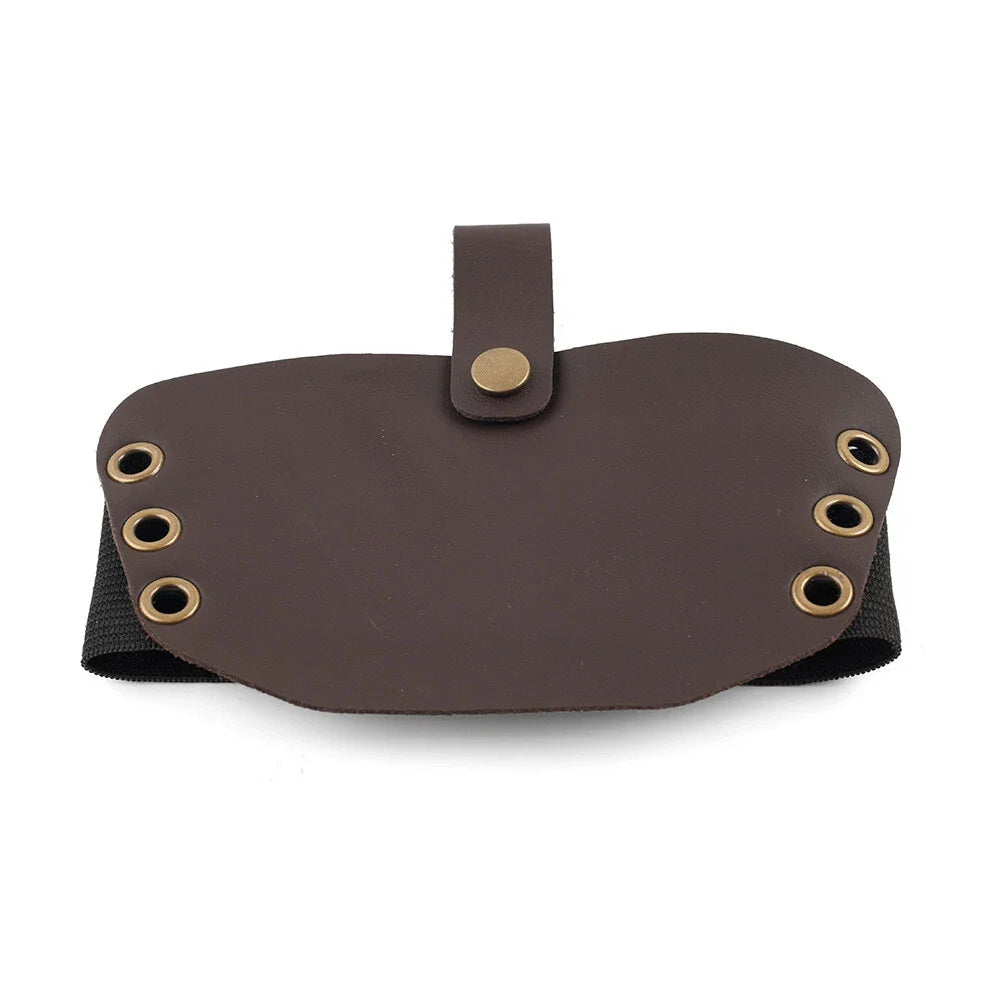 Leather Shifter Cover Boot Protector for Motorcycle - Brown