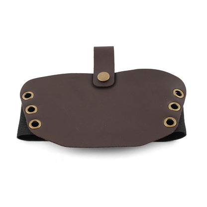 Leather Shifter Cover Boot Protector for Motorcycle - Brown