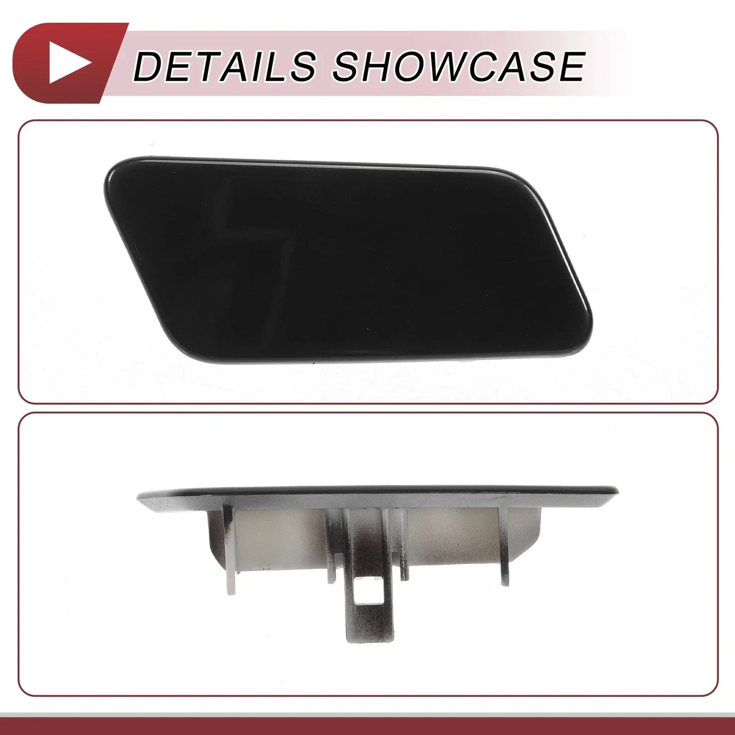 Front Right Washer Nozzle Cover for Lexus LX570 (2016-2021) - Black 1 x Cap
