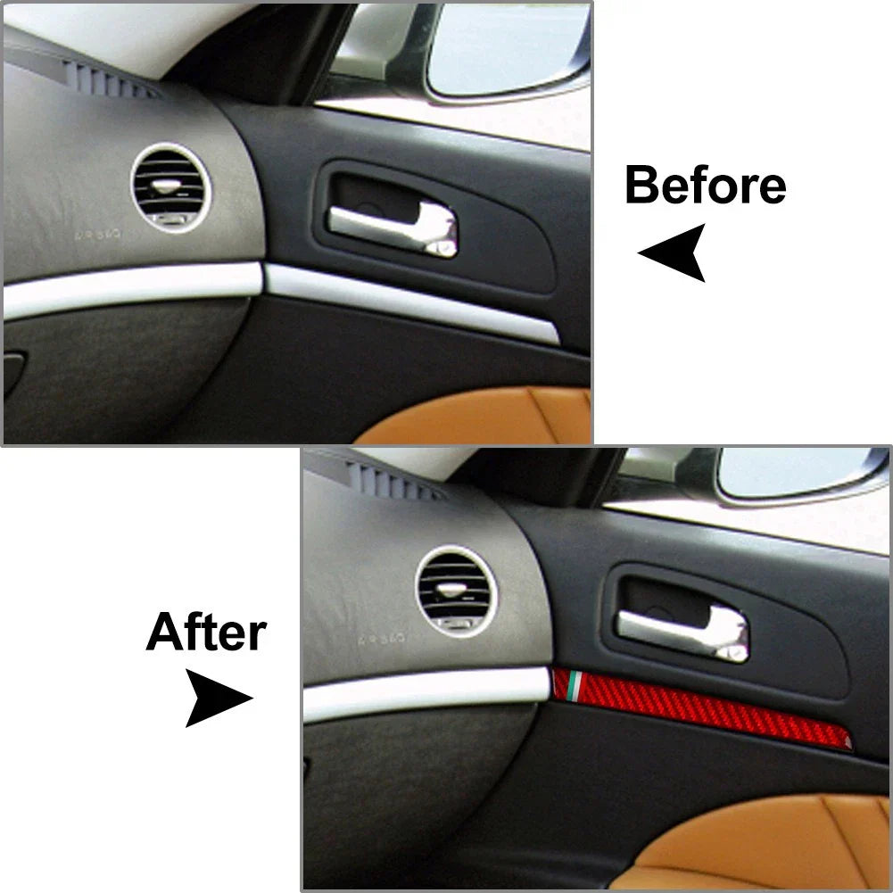 Front Door Panel Cover Trim  Red for Alfa Romeo 159 (2004-2012)